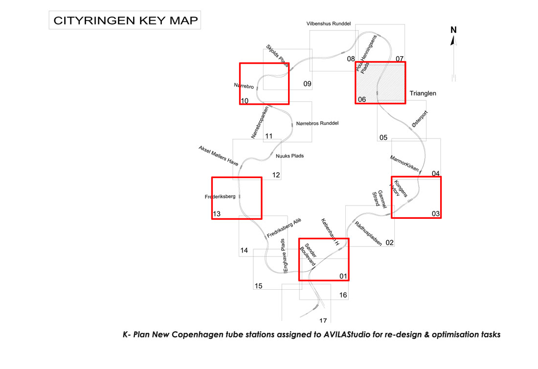 Cityringen map